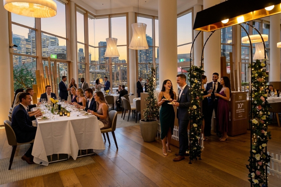 Private event setup at The Ternary