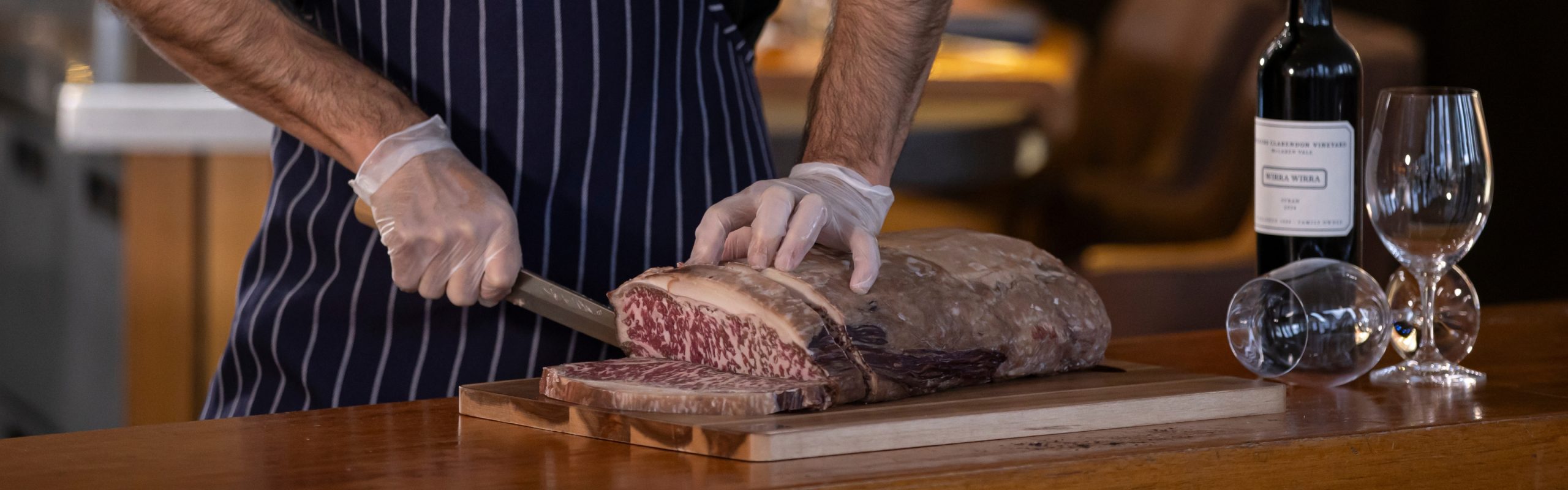 Wagyu preparation at The Ternary