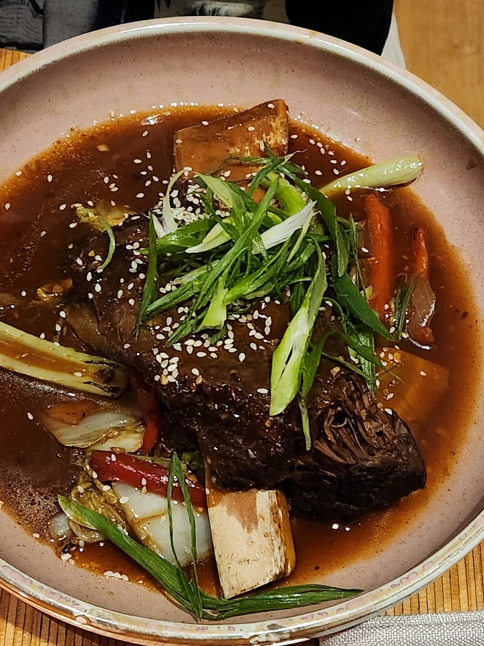 Sauced main dish at The Ternary